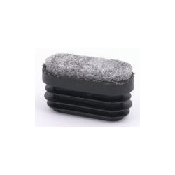 Prop fladoval med filt