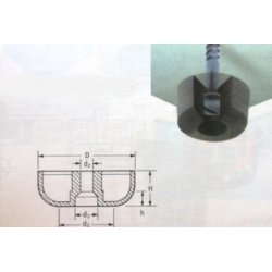 Gummibuffer / d&oslash;rstop / kabinetfod