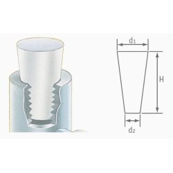 Beskyttelsesprop konisk