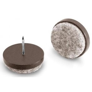 Filtglider med søm rund