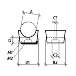 Glidesko uden tap med filt