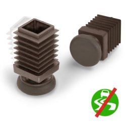 Prop firkantet med kuglefod