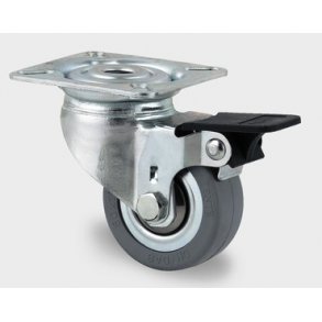 St&aring;lhjul med/uden bremse