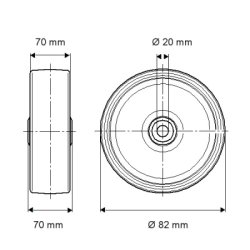 L&oslash;ftevognshjul