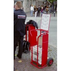 Avisvogn - newspaper display