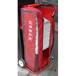 Avisvogn - newspaper display