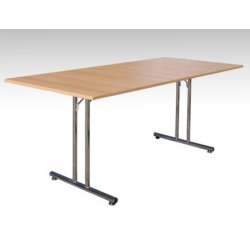 Konferencebord med krom stel