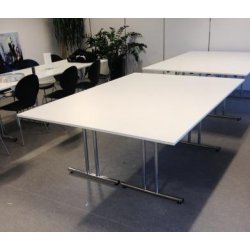 Konferencebord med krom stel