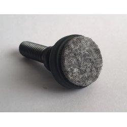 Stilleskrue med vibrationssvejst filt