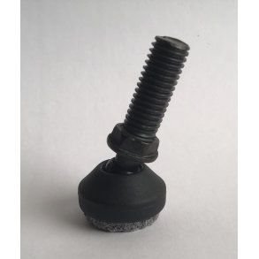 Stilleskrue med vibrationssvejst filt