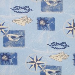 Werzalitbordplade Maritime Blau 70/70