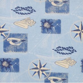 Werzalitbordplade Maritime Blau 70/70