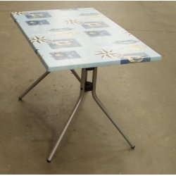 Werzalitbordplade Maritime Blau 70/70