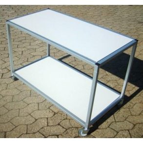 Udstillingsbord med hjul