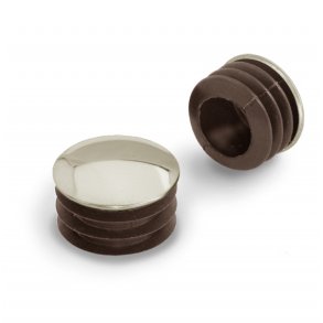 Prop med forkromet buet stlkappe