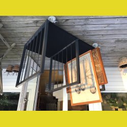 Vogn til opbevaring af malerier